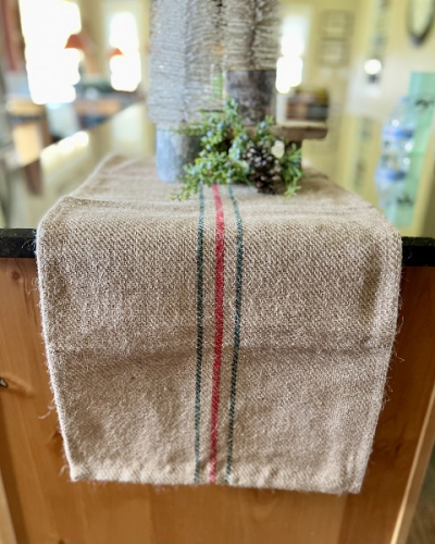 JUTE RED/GREEN STRIPE COLLECTION AVAIL JULY 2025